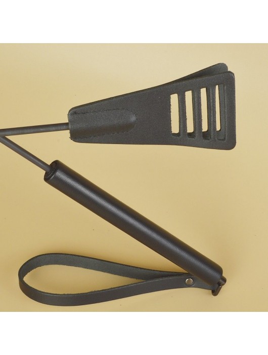 Черный кожаный стек «Сириус» - 60 см. - Sitabella - купить с доставкой в Ярославле