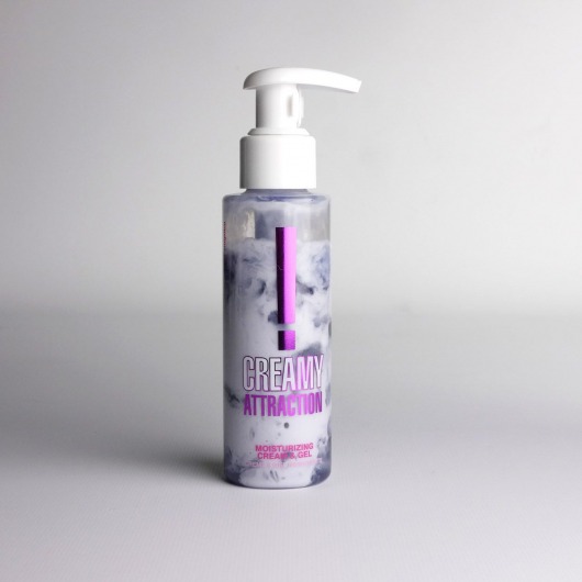 Увлажняющий крем-гель для тела с ароматом ежевики Creamy Attraction Blackberry - 100 мл. - INTT - купить с доставкой в Ярославле