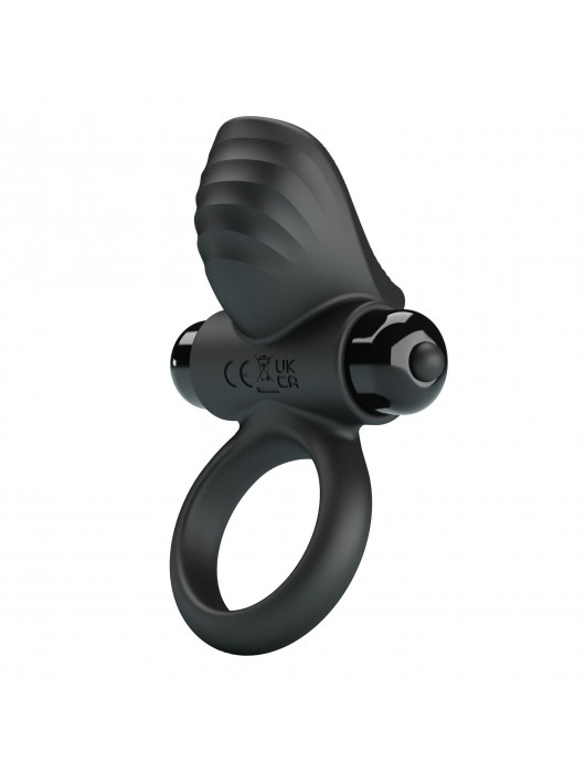 Черное эрекционное кольцо с вибрацией Adrien - Baile - в Ярославле купить с доставкой