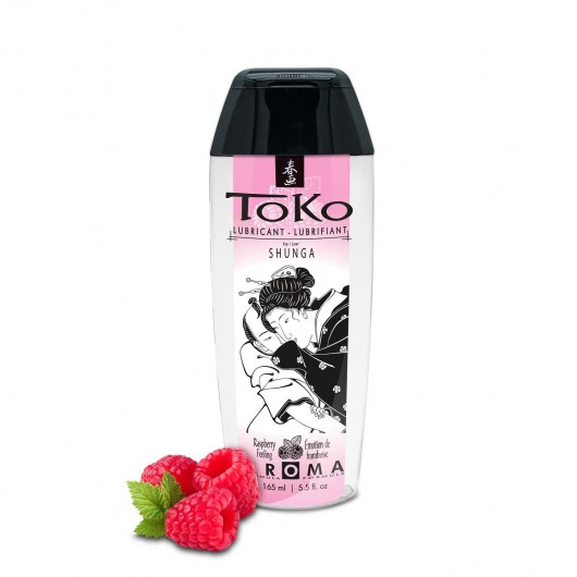 Интимная смазка TOKO Aroma Raspberry Feeling с ароматом малины - 165 мл. - Shunga - купить с доставкой в Ярославле