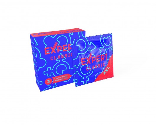 Презервативы увеличенного размера Expert Classic XXL - 3 шт. - Expert - купить с доставкой в Ярославле