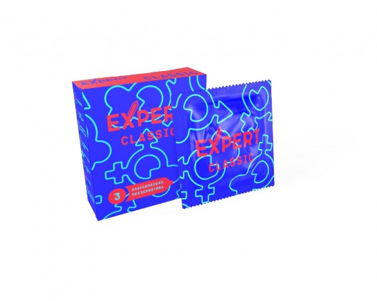 Классические презервативы Expert Classic - 3 шт. - Expert - купить с доставкой в Ярославле
