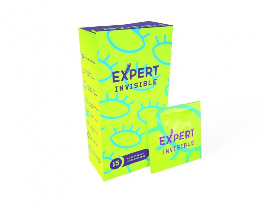 Ультратонкие презервативы Expert Invisible - 15 шт. - Expert - купить с доставкой в Ярославле