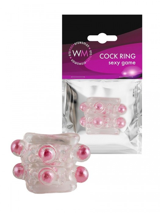 Прозрачная насадка на пенис с цветными шариками - Erowoman-Eroman - в Ярославле купить с доставкой