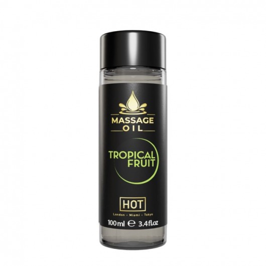 Массажное масло c ароматом тропических фруктов Massage Oil - 100 мл. - HOT - купить с доставкой в Ярославле