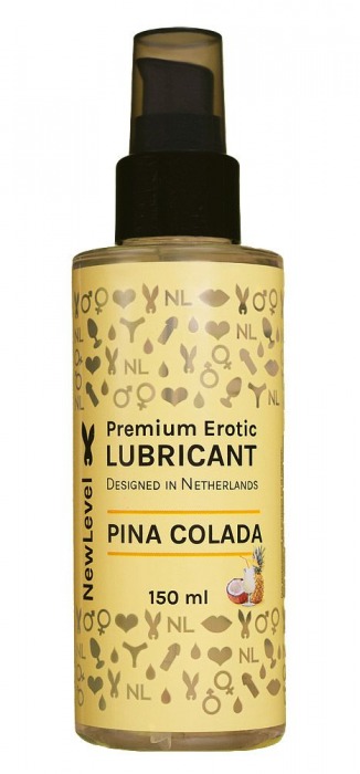 Ароматизированный лубрикант на водной основе NewLevel Pina Colada - 150 мл. - NewLevel - купить с доставкой в Ярославле