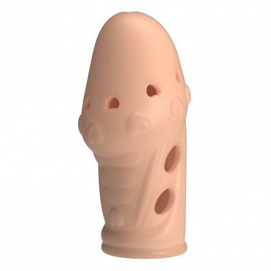 Телесная насадка на пенис Booker - 8 см. - Baile - в Ярославле купить с доставкой