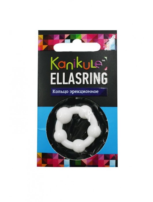 Цветное эрекционное кольцо с шариками Ellasring - Sitabella - в Ярославле купить с доставкой