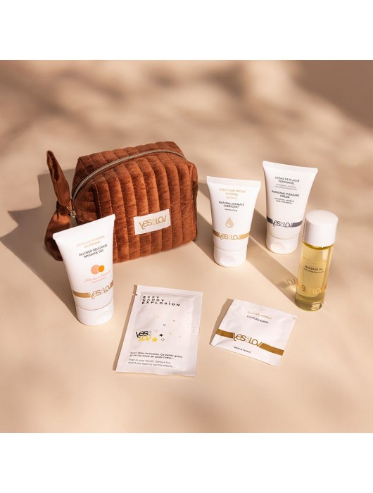 Набор YESforLOV La Trousse Enchantée в коричневой косметичке - YESforLOV - купить с доставкой в Ярославле