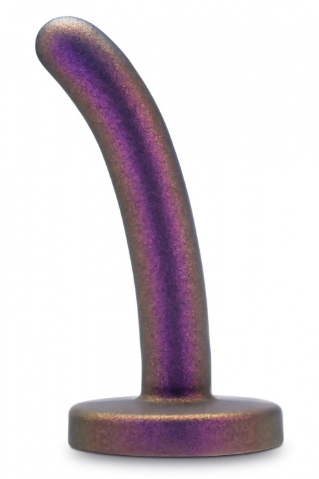 Фиолетовая насадка с гладкой поверхностью Surrender 4.75 Inch Beginner Pegging Dildo - 12 см. - Blush Novelties - купить с доставкой в Ярославле