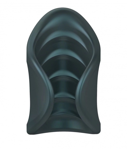 Серый сквозной мастурбатор с вибрацией Manwan Starter - Manwan - в Ярославле купить с доставкой