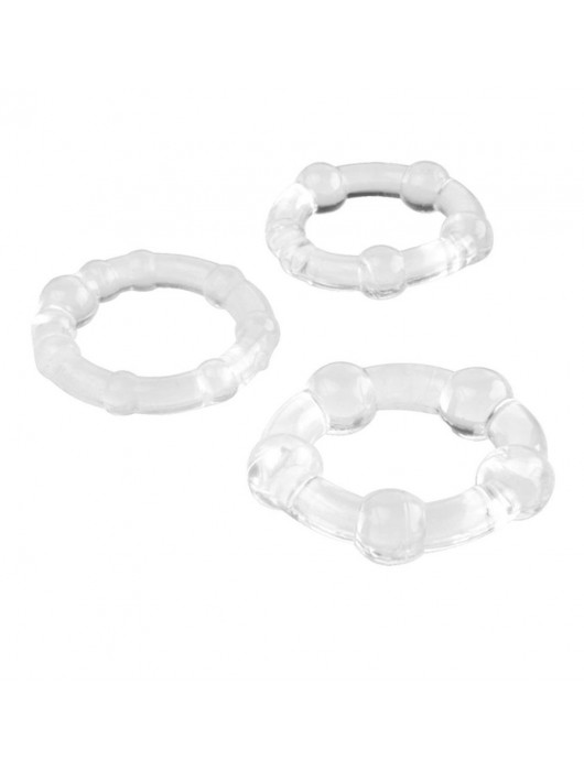 Набор из 3 эрекционных прозрачных колец - Boys of Toys - в Ярославле купить с доставкой