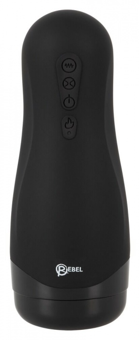 Черный вибромастурбатор с подогревом Masturbator with 3 Functions - Orion - в Ярославле купить с доставкой