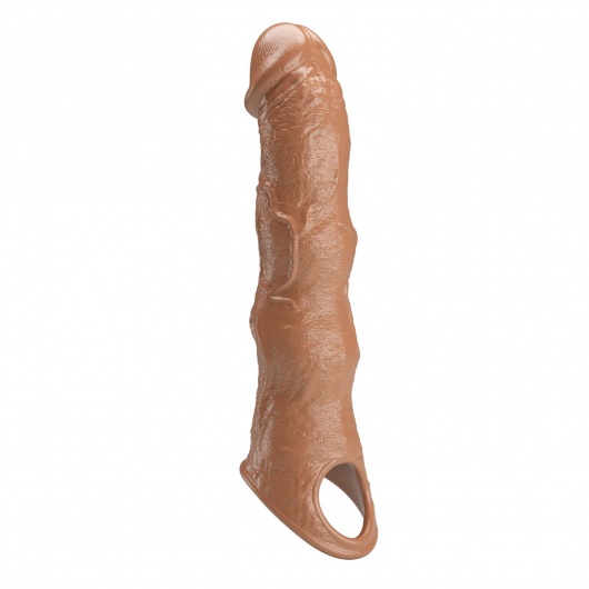Карамельный фаллоудлинитель с 3 вставками - 28 см. - Baile - в Ярославле купить с доставкой