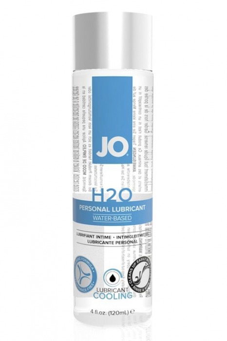 Охлаждающий лубрикант на водной основе JO Personal Lubricant H2O COOLING - 120 мл. - System JO - купить с доставкой в Ярославле