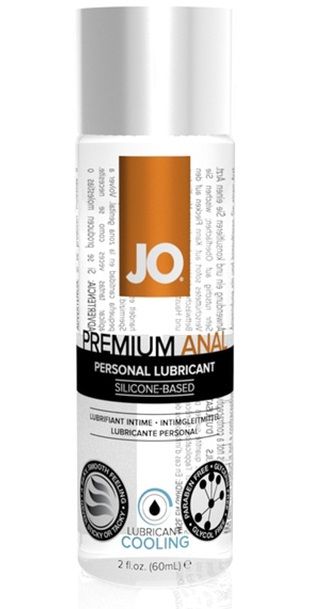 Анальный охлаждающий лубрикант на силиконовой основе JO PREMIUM ANAL COOLING - 60 мл. - System JO - купить с доставкой в Ярославле