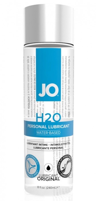 Нейтральный лубрикант на водной основе JO Personal Lubricant H2O - 240 мл. - System JO - купить с доставкой в Ярославле