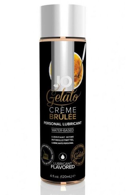 Лубрикант с ароматом крем-брюле JO GELATO CREME BRULEE - 120 мл. - System JO - купить с доставкой в Ярославле