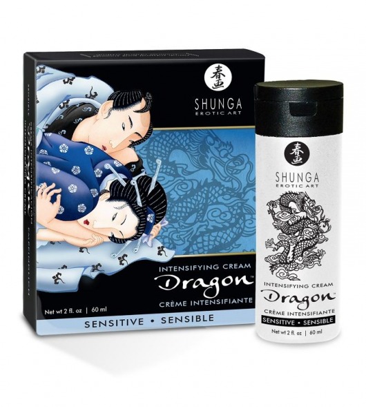 Интимный мужской крем SHUNGA DRAGON SENSITIVE - 60 мл. - Shunga - купить с доставкой в Ярославле
