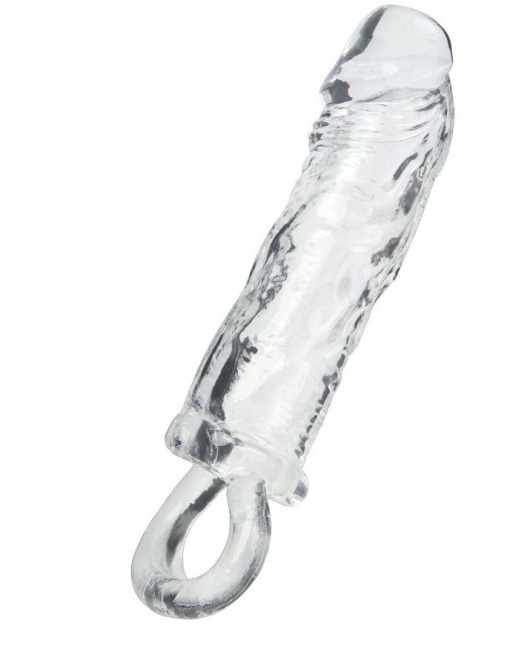 Прозрачная насадка с петлёй для фиксации - 14 см. - ToyFa - в Ярославле купить с доставкой