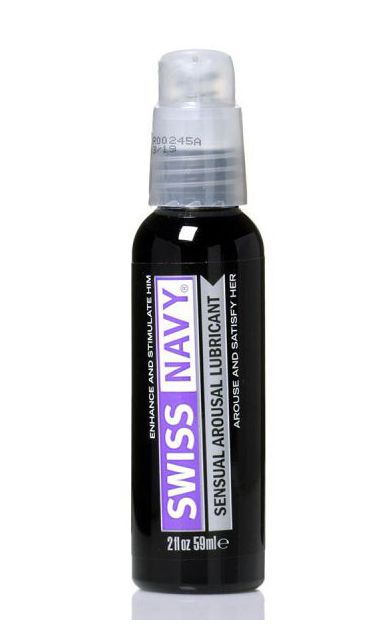 Возбуждающий гель-лубрикант на водной основе Sensual Arousal Lubricant - 59 мл. - Swiss navy - купить с доставкой в Ярославле