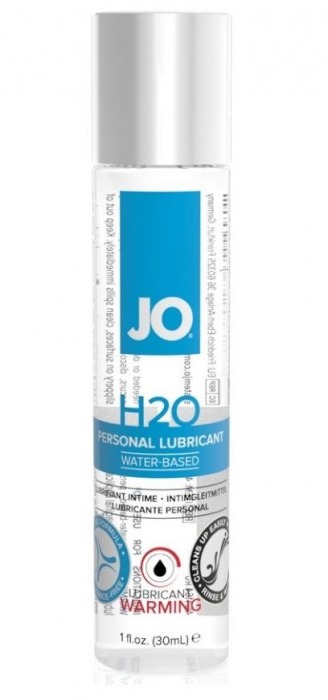 Возбуждающий лубрикант на водной основе JO Personal Lubricant H2O Warming - 30 мл. - System JO - купить с доставкой в Ярославле
