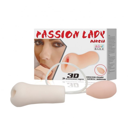 Мастурбатор Passion Lady Marcia с грушей для имитации посасывания - Baile - в Ярославле купить с доставкой