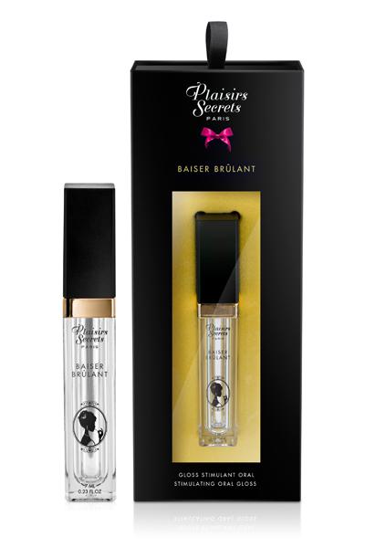 Стимулирующий блеск для губ Baiser Brulant Gloss Plaisirs Secrets - 7 мл. - Plaisir Secret - купить с доставкой в Ярославле