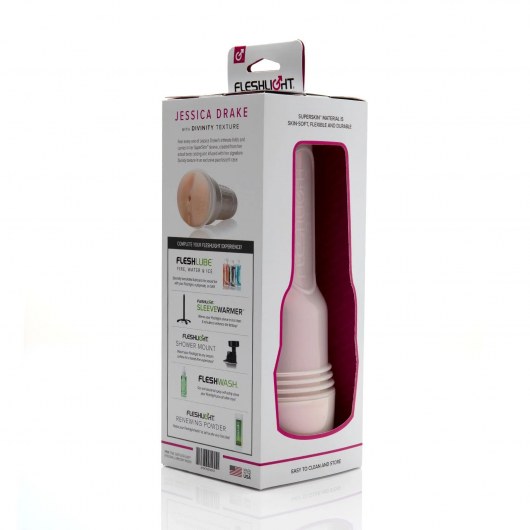 Мастурбатор-вагина Fleshlight Girls - Jessica Drake Heavenly - Fleshlight - в Ярославле купить с доставкой