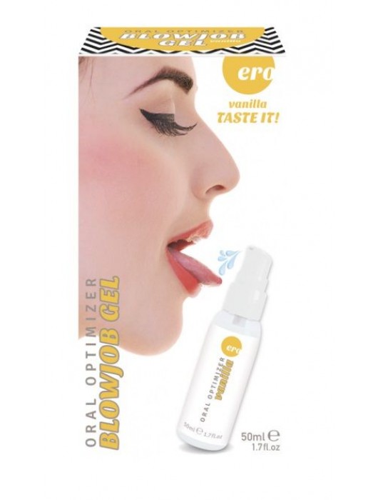 Увлажняющий гель для орального секса с ароматом ванили - 50 мл. - Ero - купить с доставкой в Ярославле