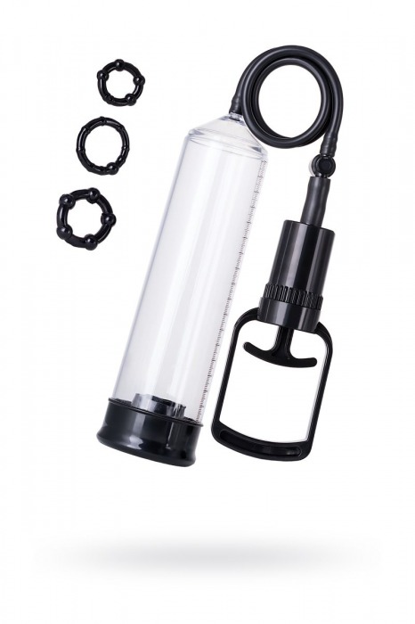 Вакуумная помпа A-toys с уплотнителем и эрекционными кольцами - A-toys - в Ярославле купить с доставкой