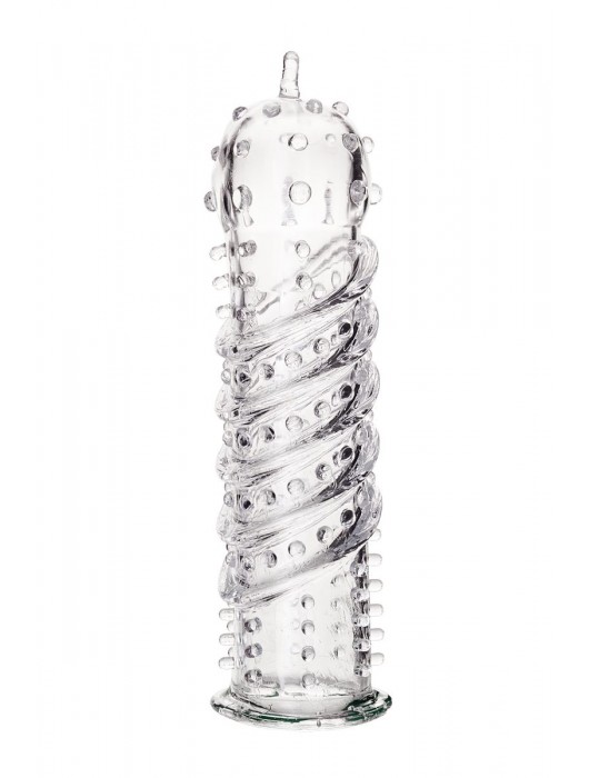 Прозрачная насадка на пенис TOYFA A-Toys - 15,5 см. - A-toys - в Ярославле купить с доставкой