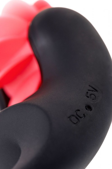 Чёрно-красное эрекционное виброкольцо Erotist - Erotist Adult Toys - в Ярославле купить с доставкой