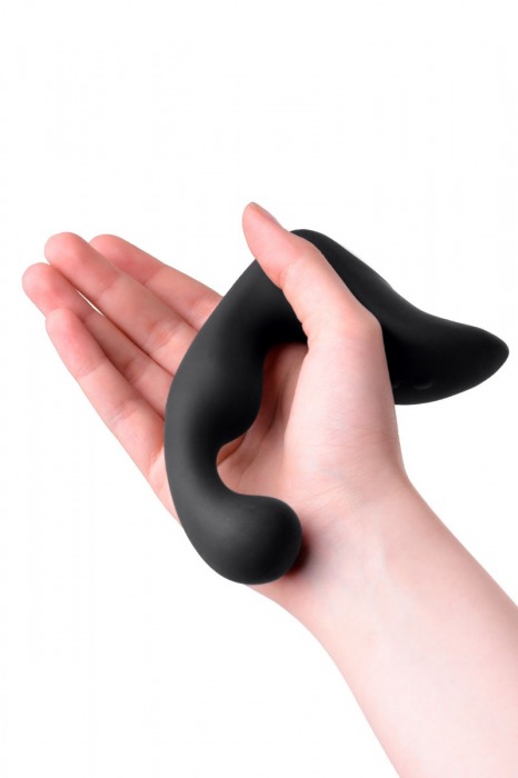 Чёрный изогнутый вибростимулятор простаты Erotist - Erotist Adult Toys - в Ярославле купить с доставкой