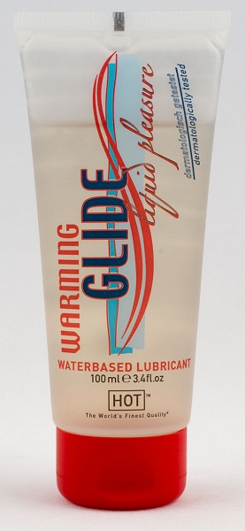 Согревающая интимная смазка на водной основе Warming Glide - 100 мл. - HOT - купить с доставкой в Ярославле