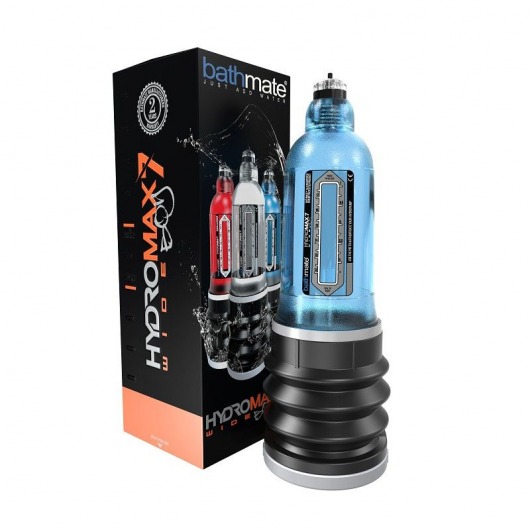 Синяя гидропомпа HydroMAX7 Wide Boy - Bathmate - в Ярославле купить с доставкой