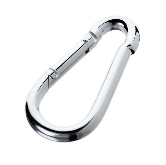 Серебристый карабин TOYFA Metal - ToyFa - купить с доставкой в Ярославле