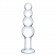 Прозрачная анальная пирамида 7,25 Beaded Butt Plug - 17 см. - Glas в Ярославле Прозрачная анальная пирамида 7,25 Beaded Butt Plug - 17 см. - Glas