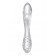 Прозрачный двусторонний стеклянный фаллоимитатор Dazzling Crystal 1 - 18,5 см. - Satisfyer купить с доставкой в интернет-магазине Orgasmix в Ярославле Прозрачный двусторонний стеклянный фаллоимитатор Dazzling Crystal 1 - 18,5 см. - Satisfyer