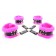 Набор фиксаторов краб с розовым мехом BDSM Light - БДСМ Арсенал - купить с доставкой в Ярославле Набор фиксаторов краб с розовым мехом BDSM Light - БДСМ Арсенал - купить с доставкой в Ярославле