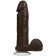 Коричневый фаллоимитатор The Realistic Cock 8” with Removable Vac-U-Lock Suction Cup - 20,57 см. - Doc Johnson купить с доставкой в интернет-магазине Orgasmix в Ярославле Коричневый фаллоимитатор The Realistic Cock 8” with Removable Vac-U-Lock Suction Cup - 20,57 см. - Doc Johnson